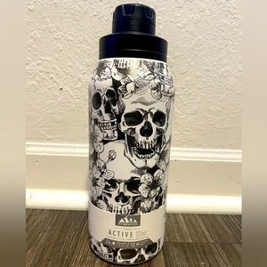 Hydrapeak active 32oz skull tumbler
